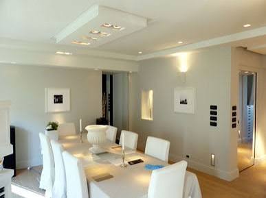 Controsoffitto decorativo realizzato in cartongesso